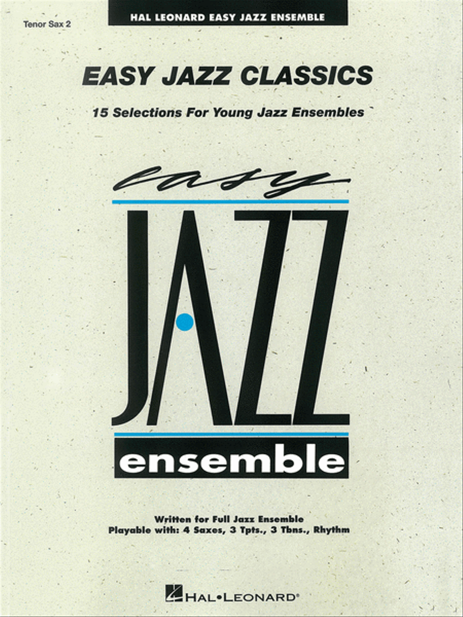 Easy Jazz Classics – Tenor Sax 2 Jazz Ensemble scores gallery preview page 1