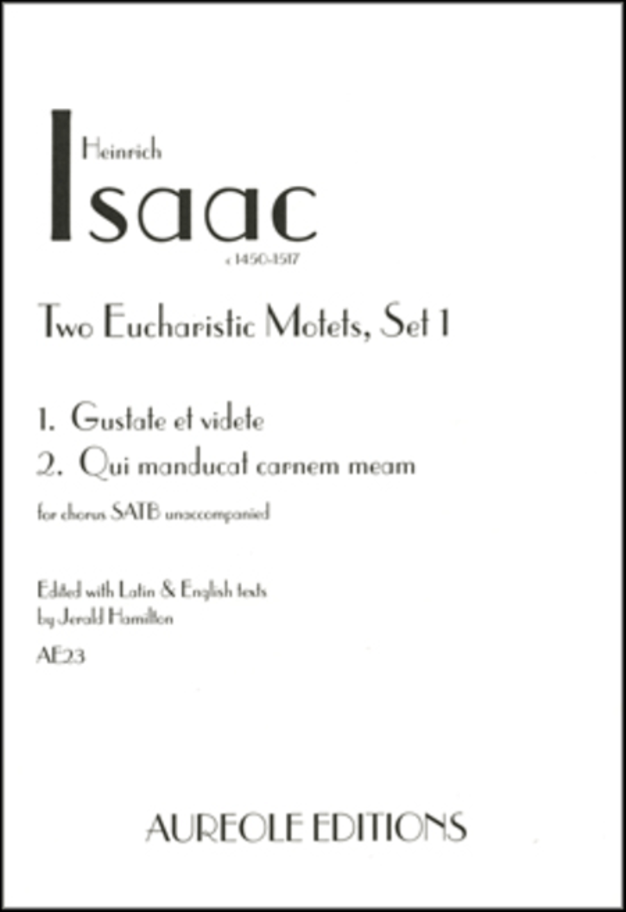 Two Eucharistic Motets Two Eucharistic Motets 4-Part scores gallery preview page 1