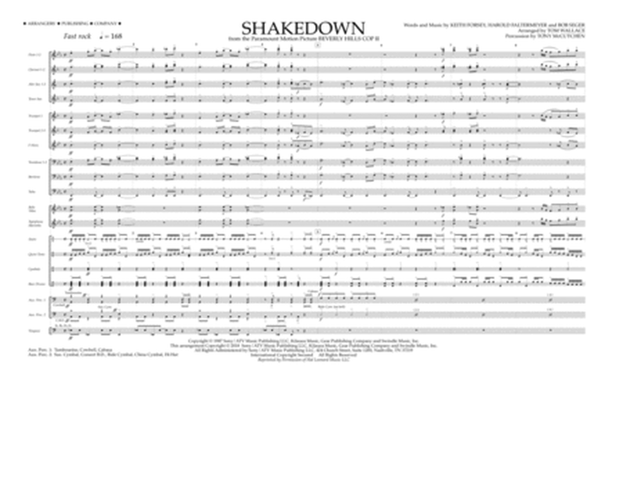 Shakedown - Full Score