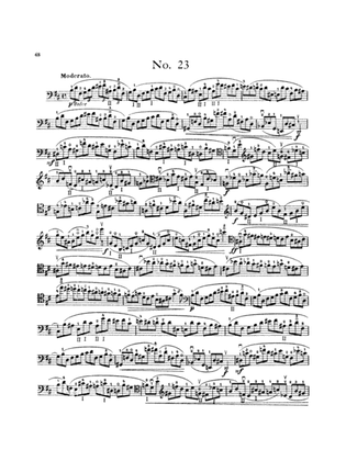 Popper: High School of Cello Playing, Op. 73 (40 Etudes)