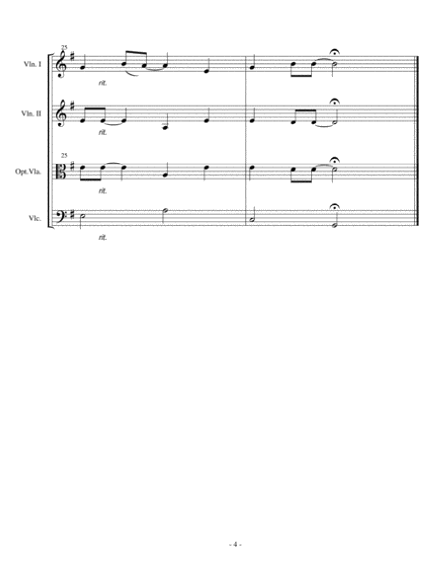 Yesterday String Trio scores gallery preview page 4