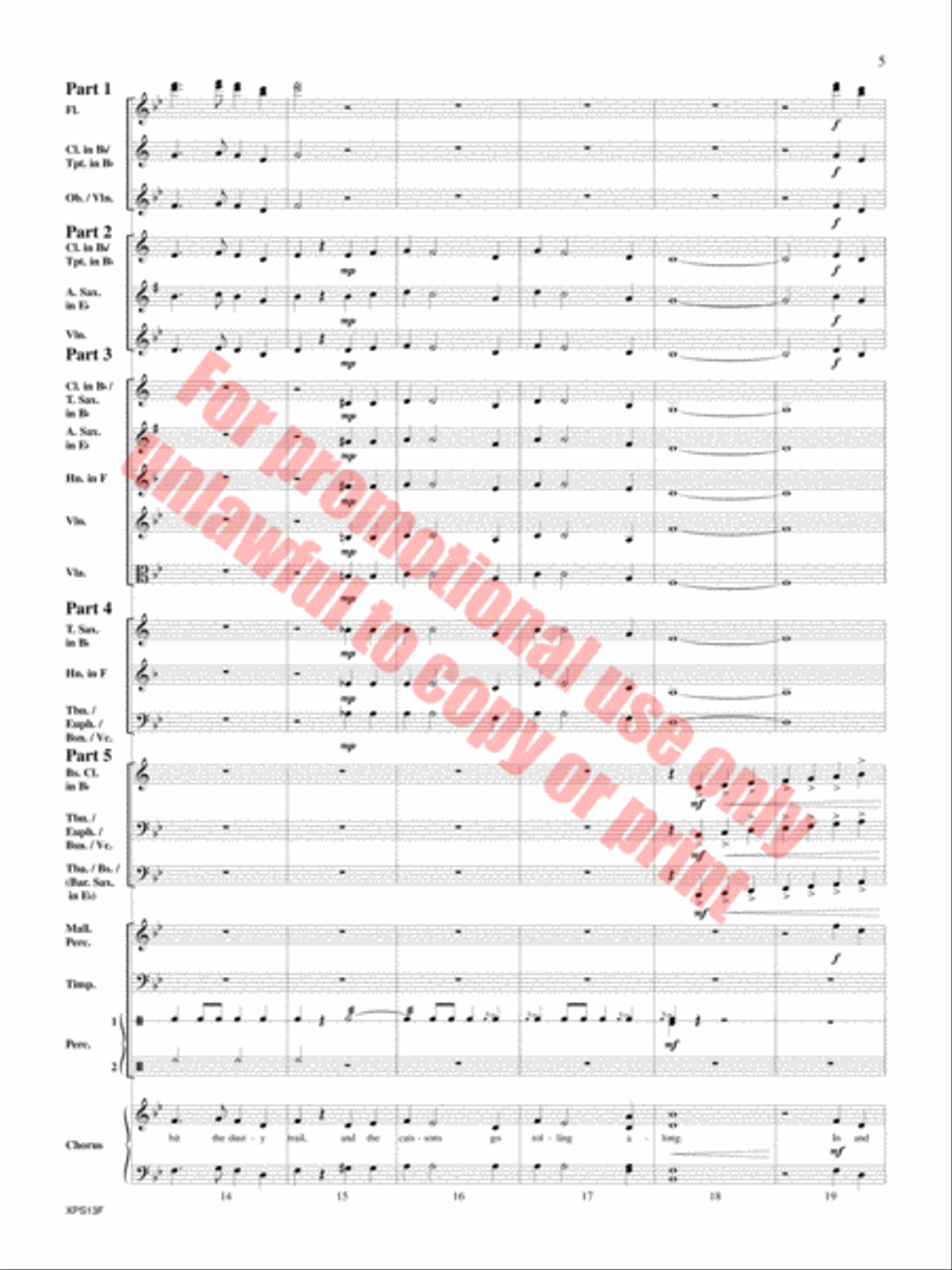 Armed Forces The Pride of America! Concert Band scores gallery preview page 6