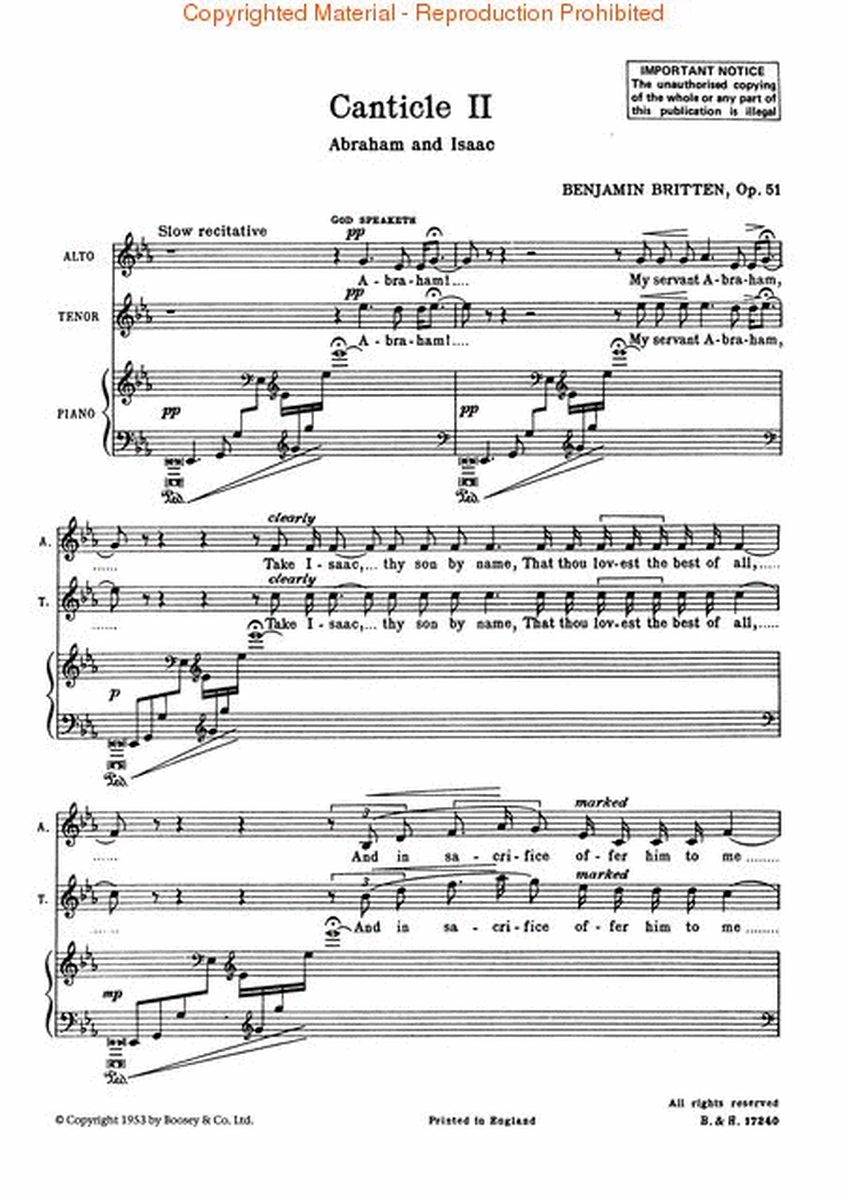 Canticle II, Op. 51