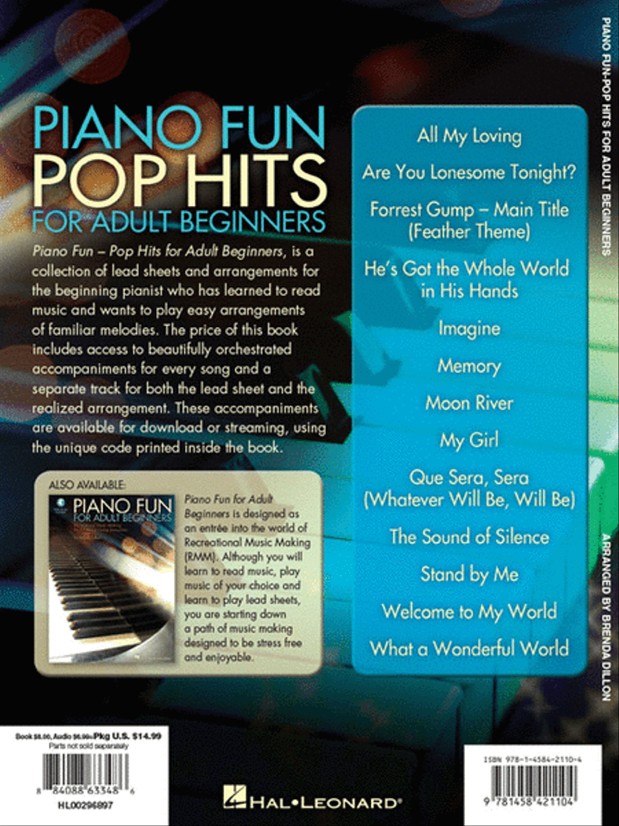 Piano Fun – Pop Hits for Adult Beginners Piano Method scores gallery preview page 6