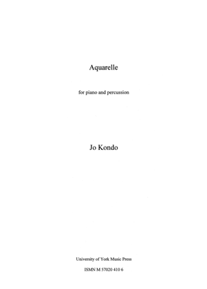 Book cover for Aquarelle