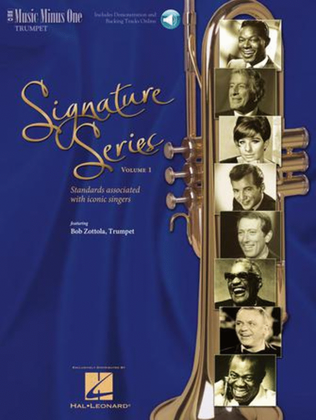 Book cover for Signature Series, Volume 1: Standards Associated with Singers of Our Time for Trumpet