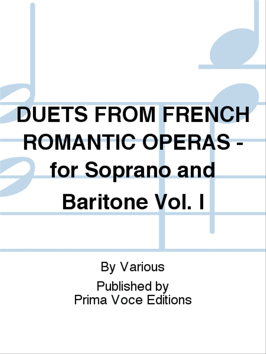 DUETS FROM FRENCH ROMANTIC OPERAS - for Soprano and Baritone Vol. I Brass Duet scores gallery preview page 1