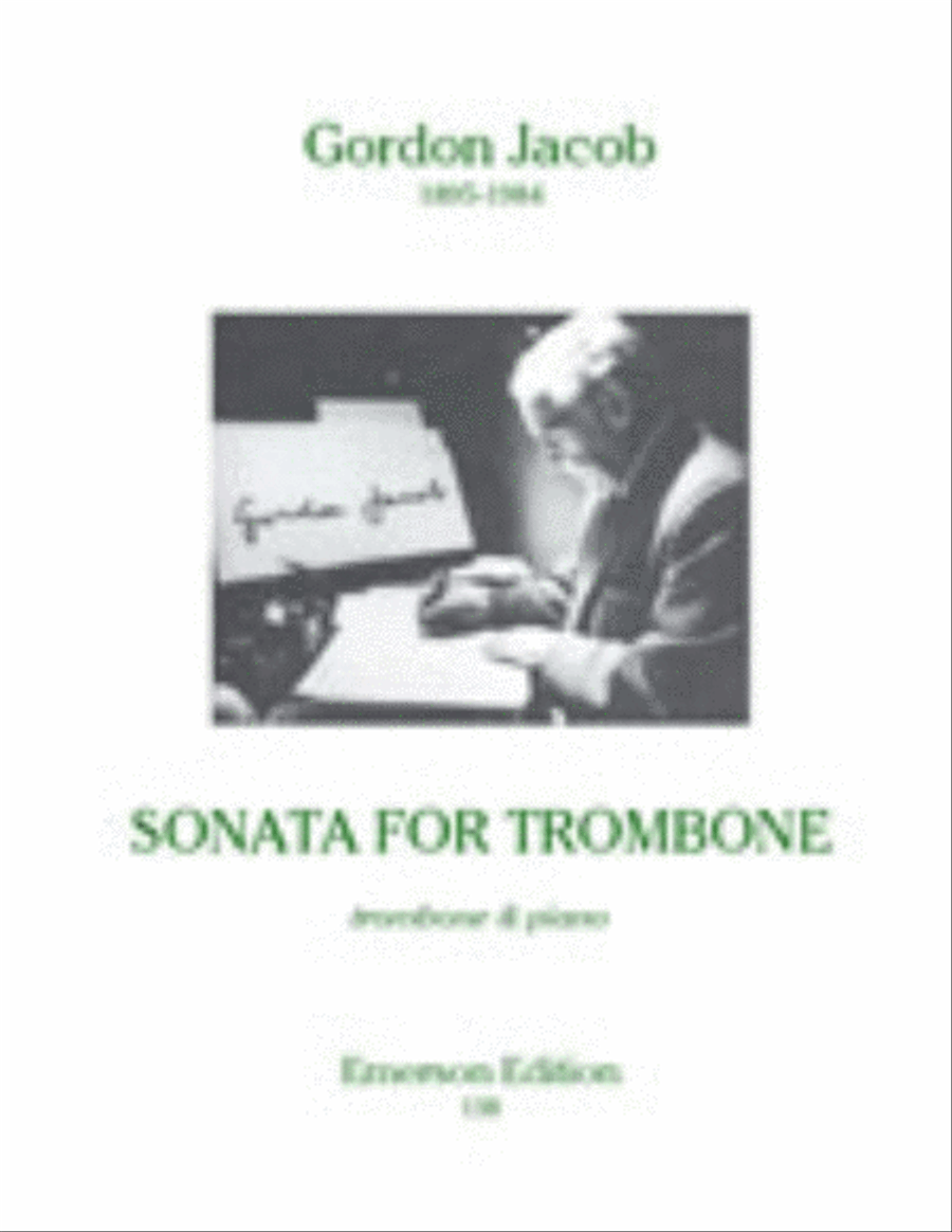 Trombone Sonata Chamber Music scores gallery preview page 1