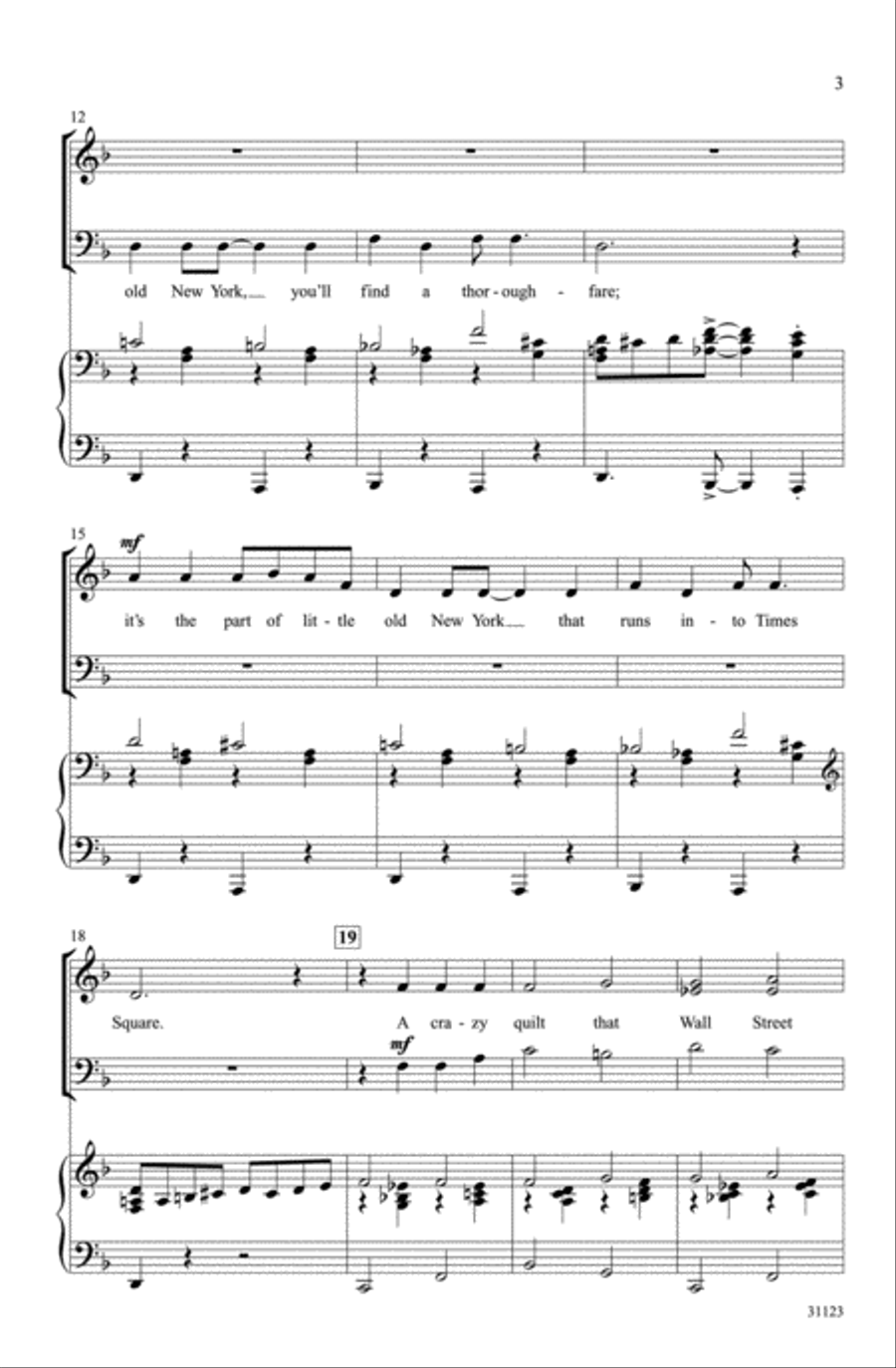 Forty-Second Street 3-Part scores gallery preview page 14
