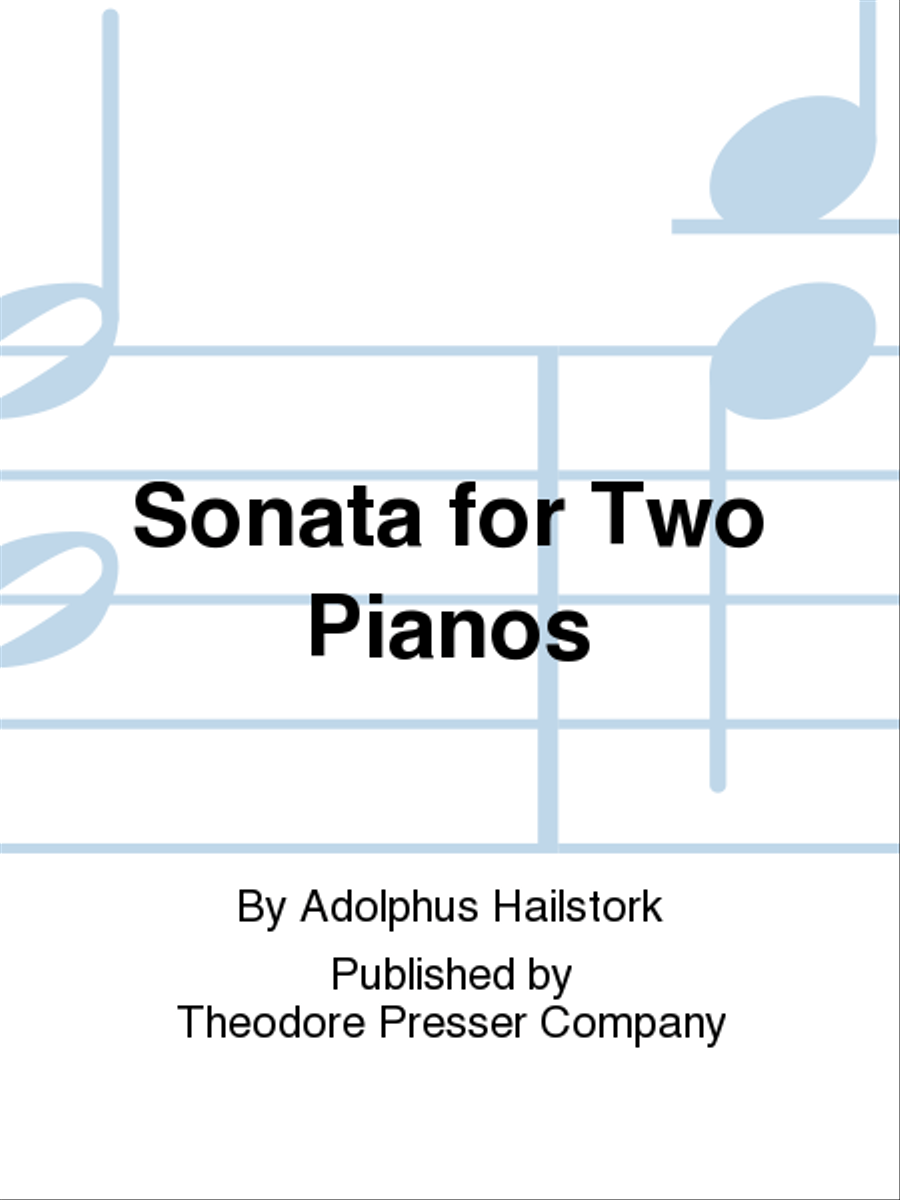 Sonata for Two Pianos