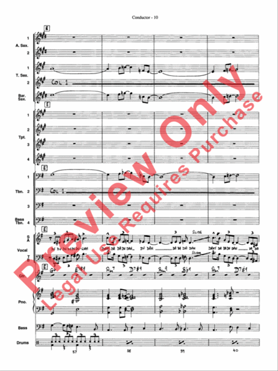 At Last Jazz Ensemble scores gallery preview page 12