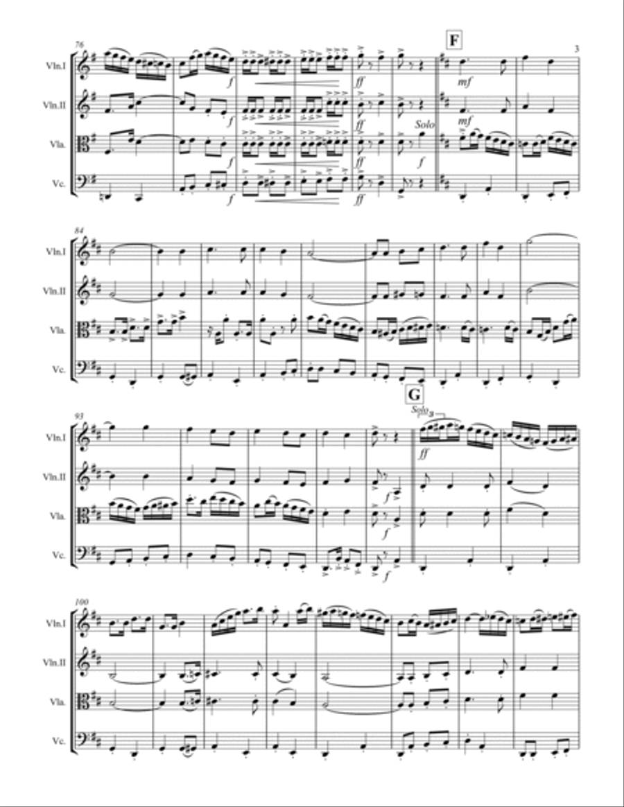 In Heaven There Is No Beer String Quartet scores gallery preview page 4