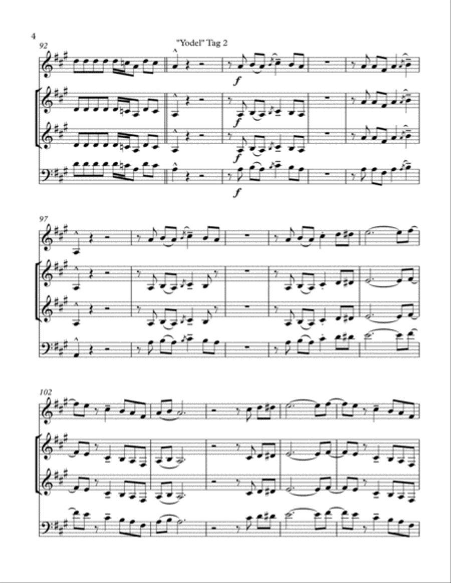 Up On Cripple Creek Small Ensemble scores gallery preview page 4