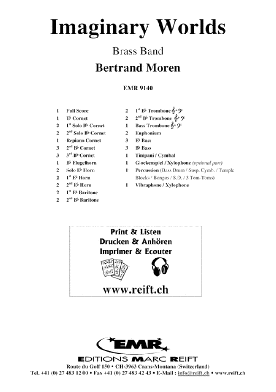 Imaginary Worlds Brass Band scores gallery preview page 2