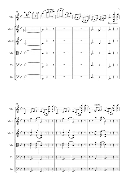 Wieniaski Scherzo-Tarantella for Violin and String Orchestra