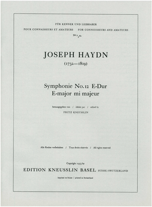 Book cover for Symphony no. 12