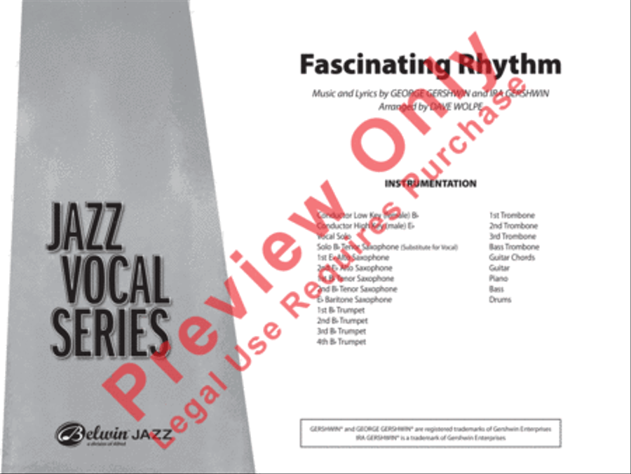Fascinating Rhythm Jazz Ensemble scores gallery preview page 2