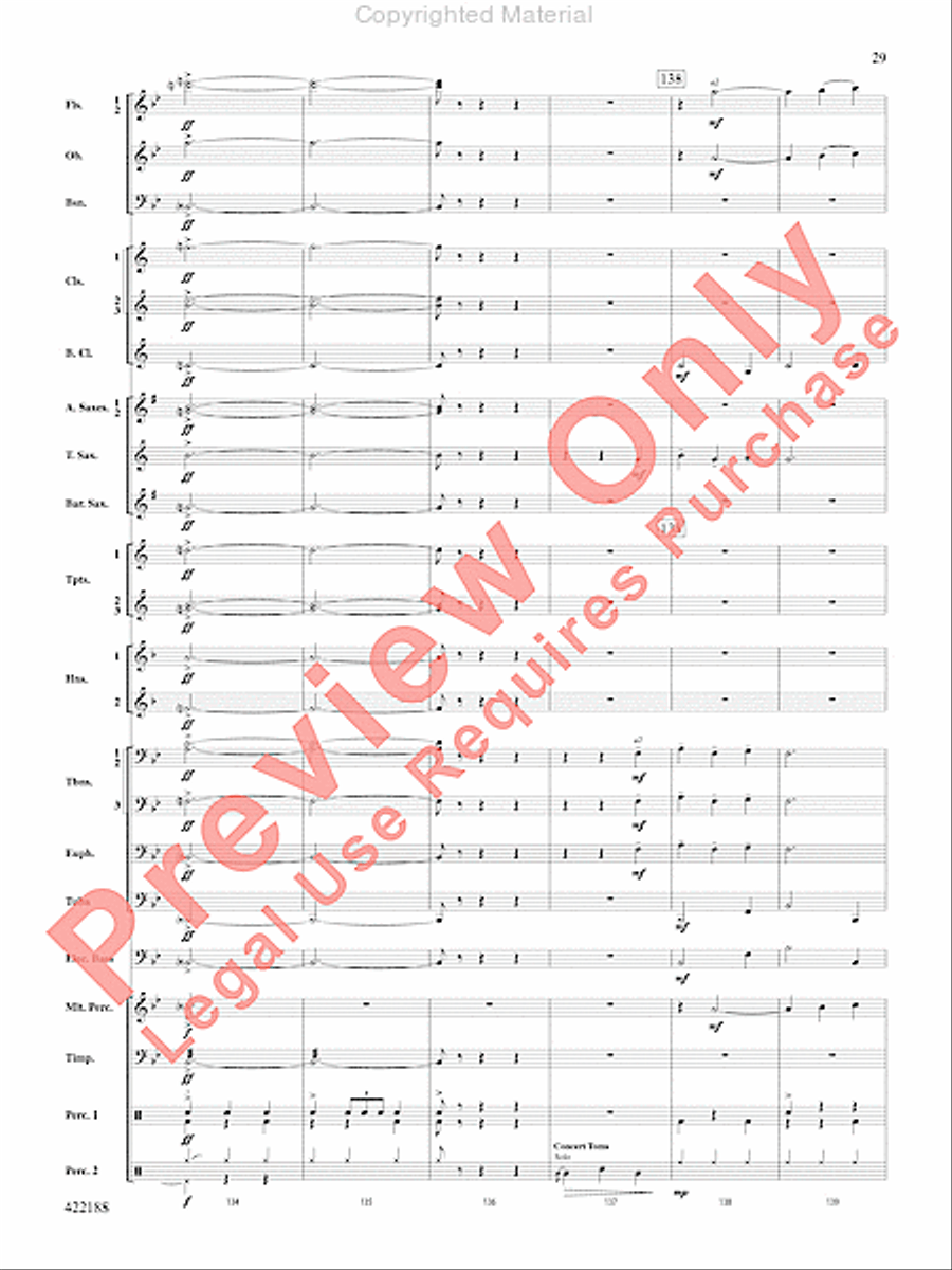 Tower of Power Greatest Hits Concert Band scores gallery preview page 28