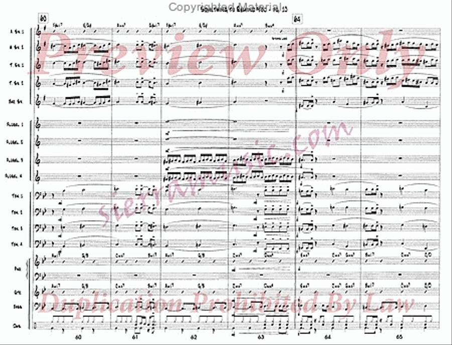 Something To Remind You Something To Remind You Big Band scores gallery preview page 11