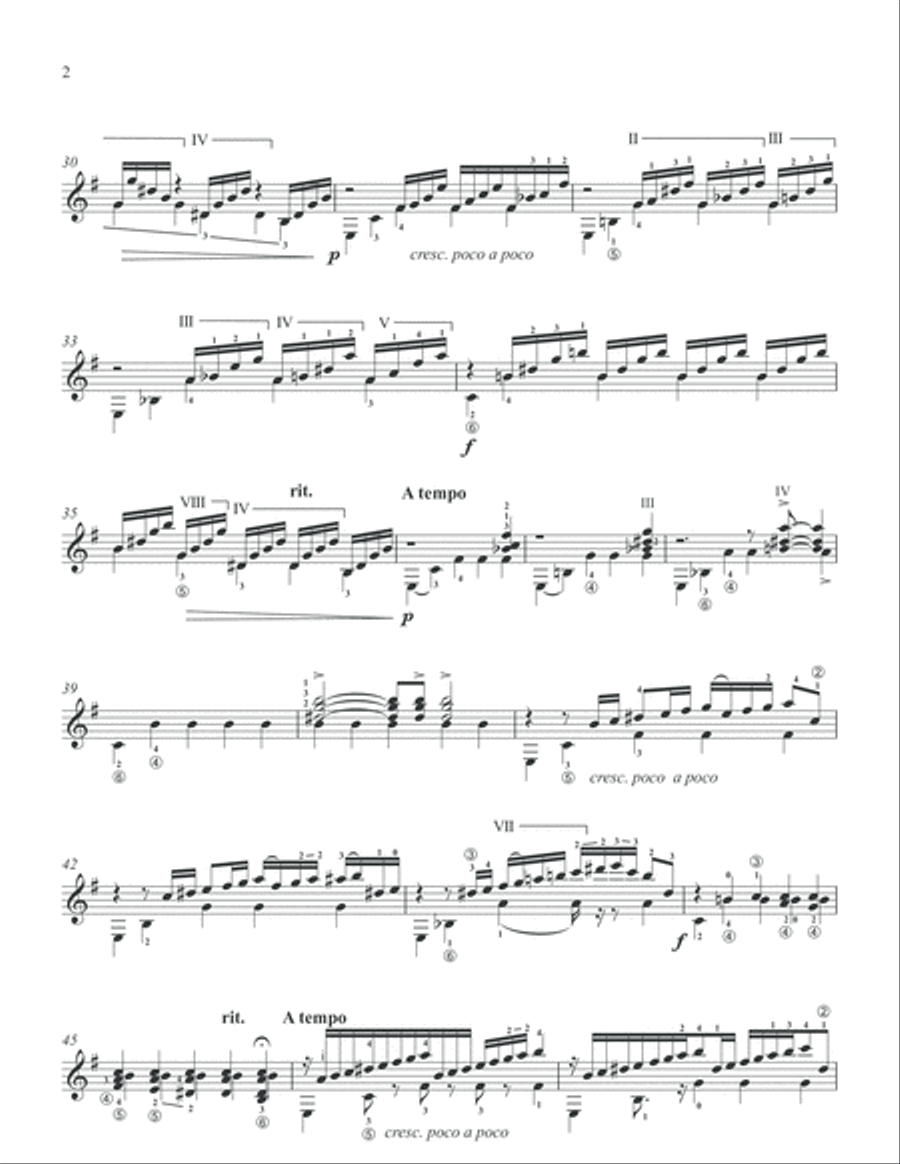 Passacaglia Classical Guitar scores gallery preview page 4