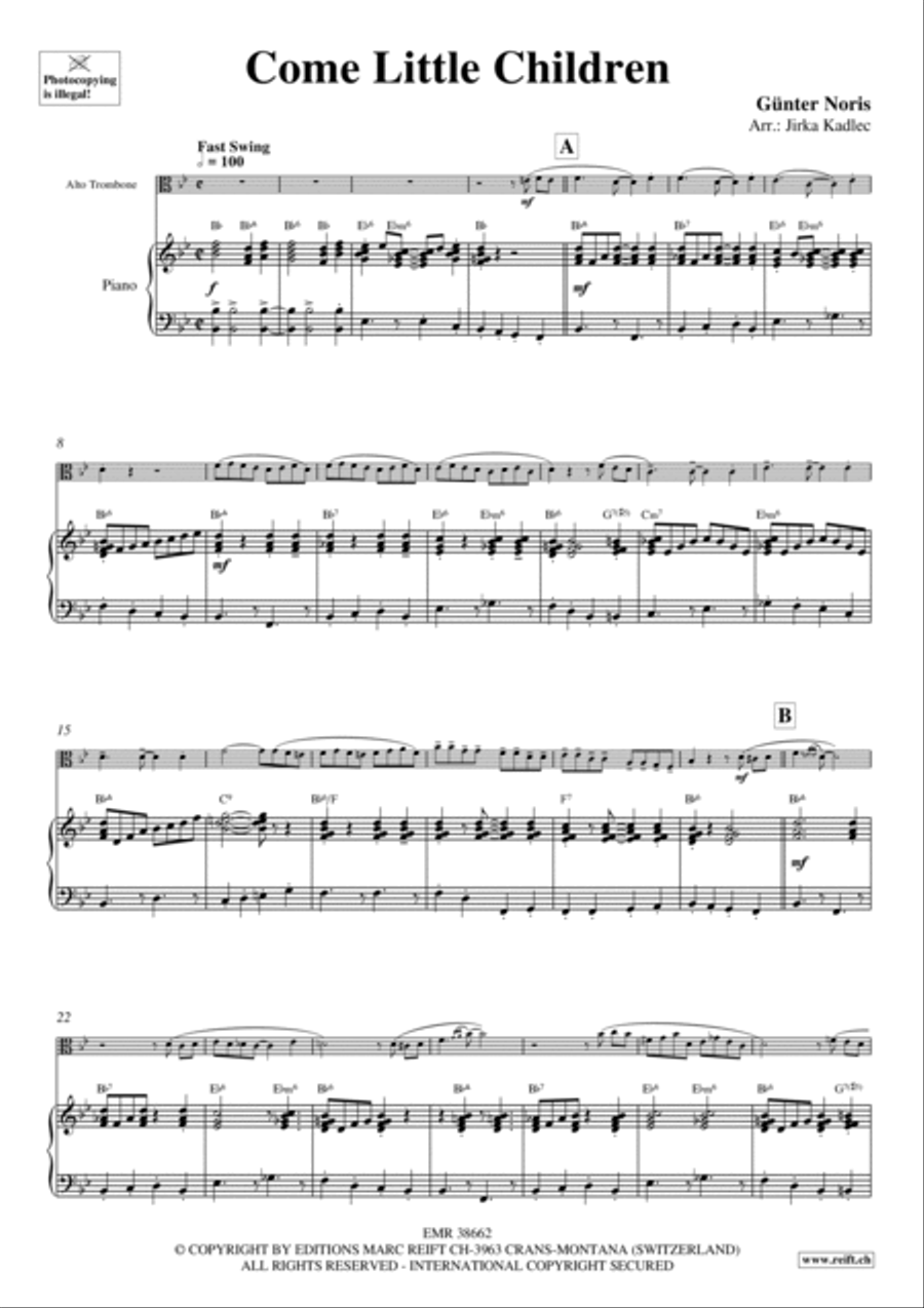 Come Little Children Come Little Children Piano Accompaniment scores gallery preview page 4