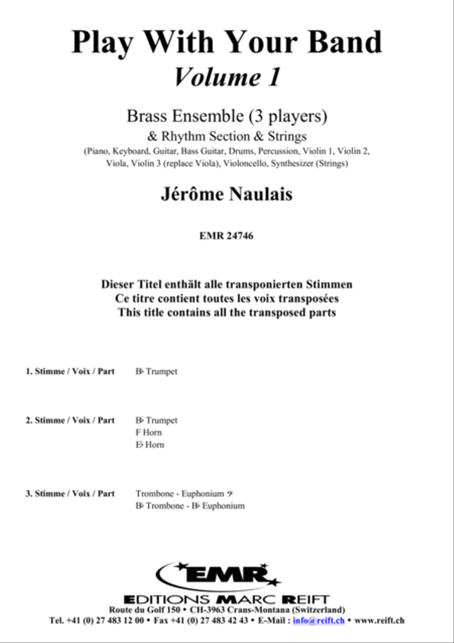 Play With Your Band Volume 1 Rhythm Section scores gallery preview page 3