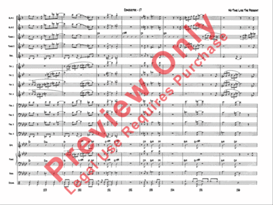 No Time Like the Present Jazz Ensemble scores gallery preview page 19