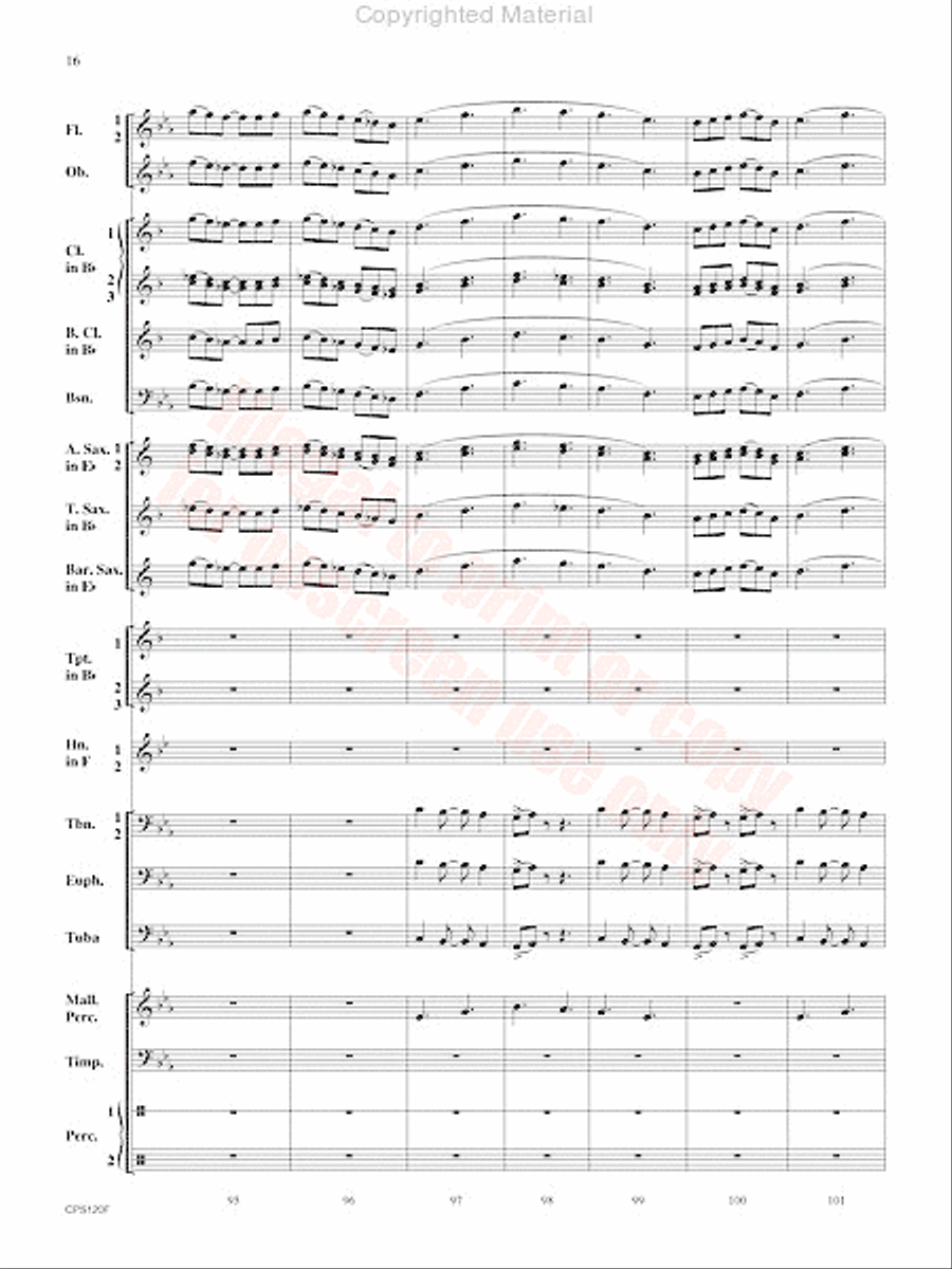 Instinct Concert Band scores gallery preview page 17