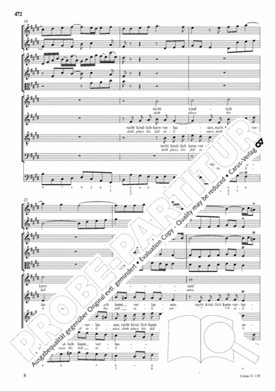 The Complete Sacred Vocal Works (Das geistliche Vokalwerk) Voice scores gallery preview page 473