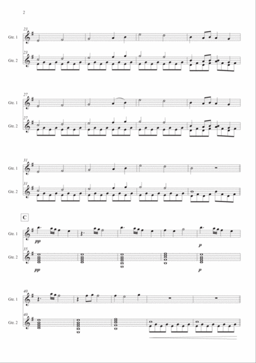 Lovely Guitar scores gallery preview page 2