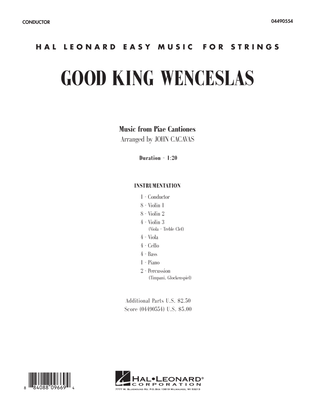 Good King Wenceslas - Full Score