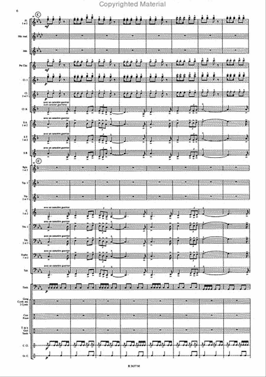 Ambaixadora Contrabandistas Concert Band scores gallery preview page 7