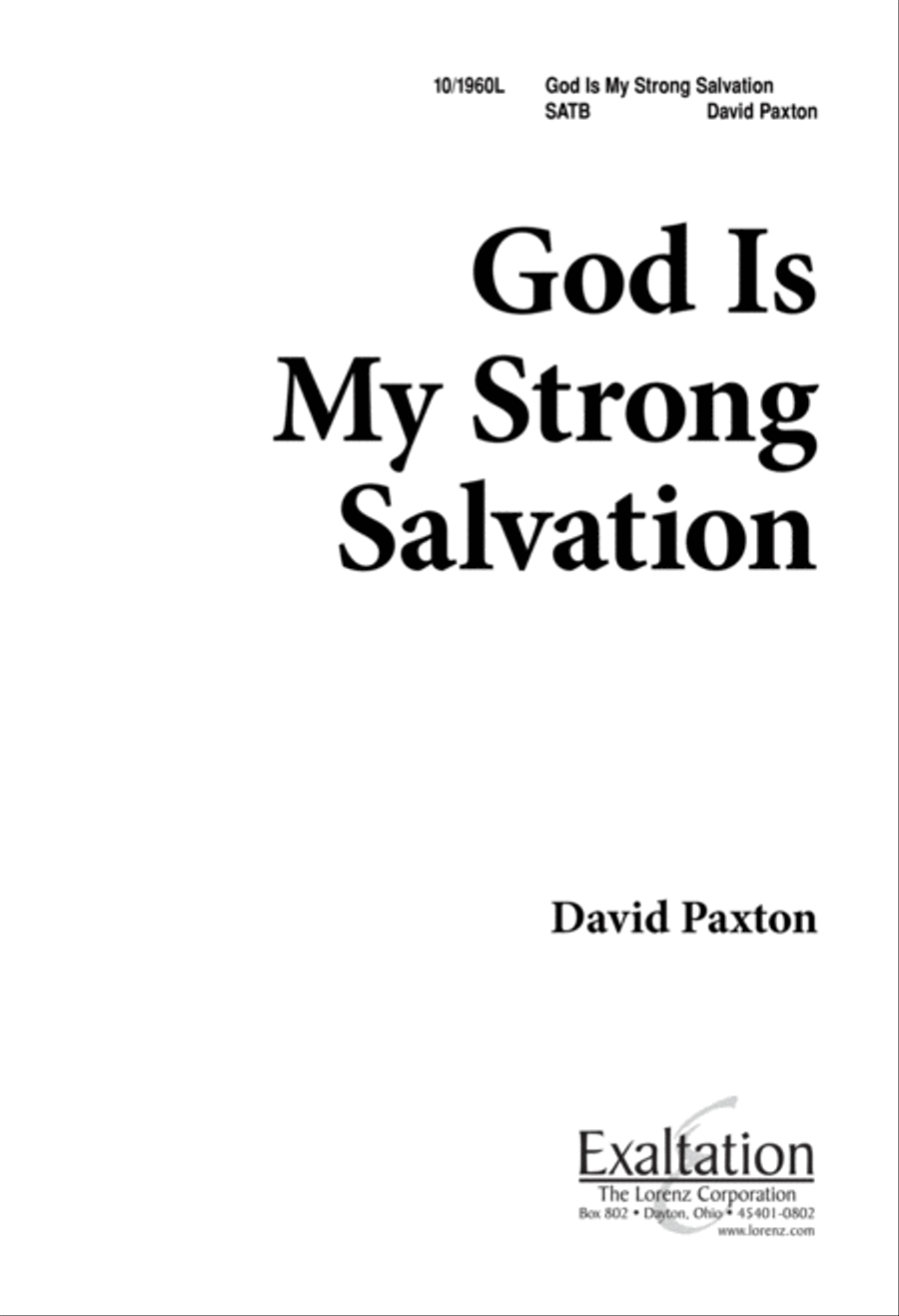 God Is My Strong Salvation