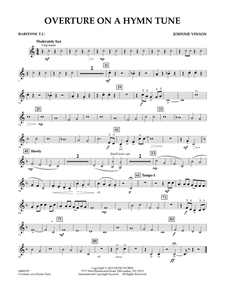 Overture on a Hymn Tune - Baritone T.C.