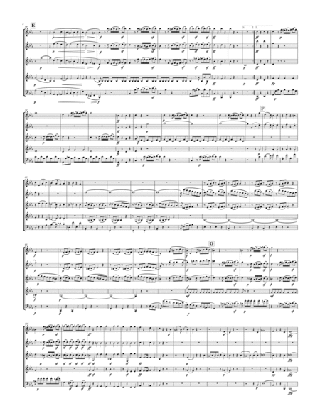 Wind Octet in Eb Major, Op. 103, arranged for Wind Quintet