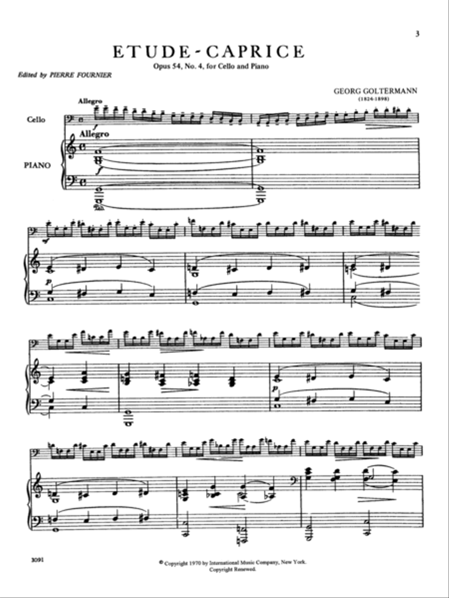 Etude-Caprice, Opus 54, No. 4 Piano Accompaniment scores gallery preview page 2