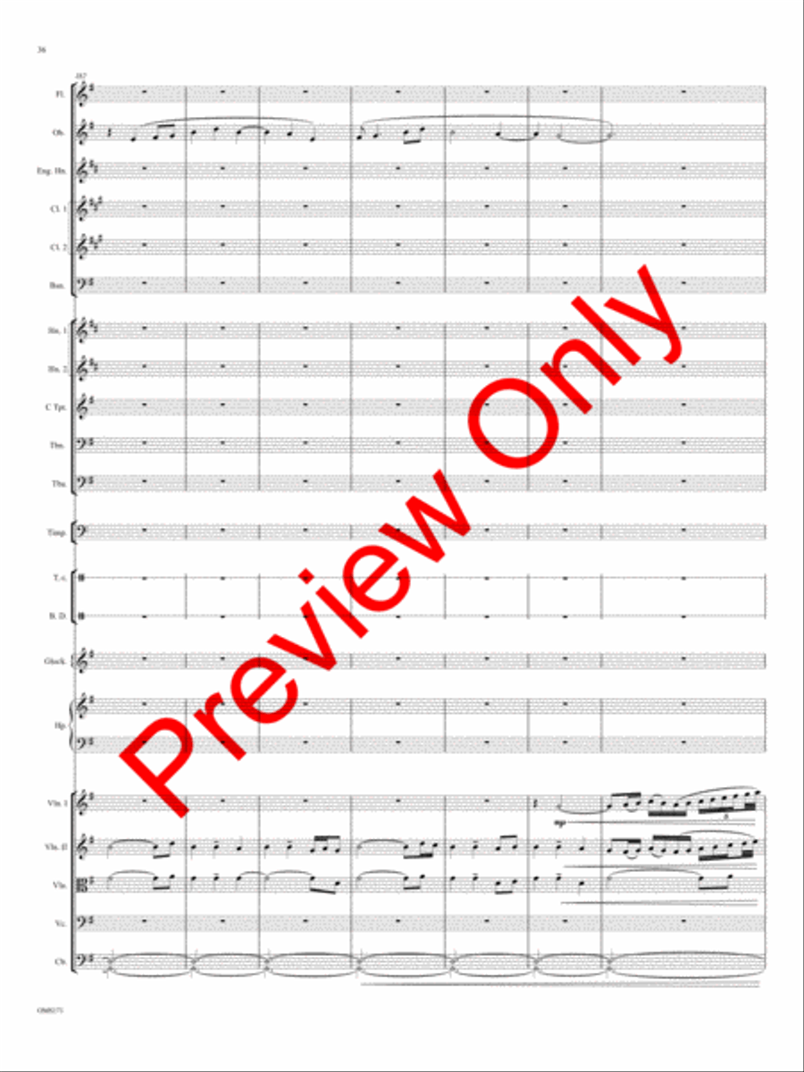 Anishinaabeg Rhapsody Orchestra scores gallery preview page 39