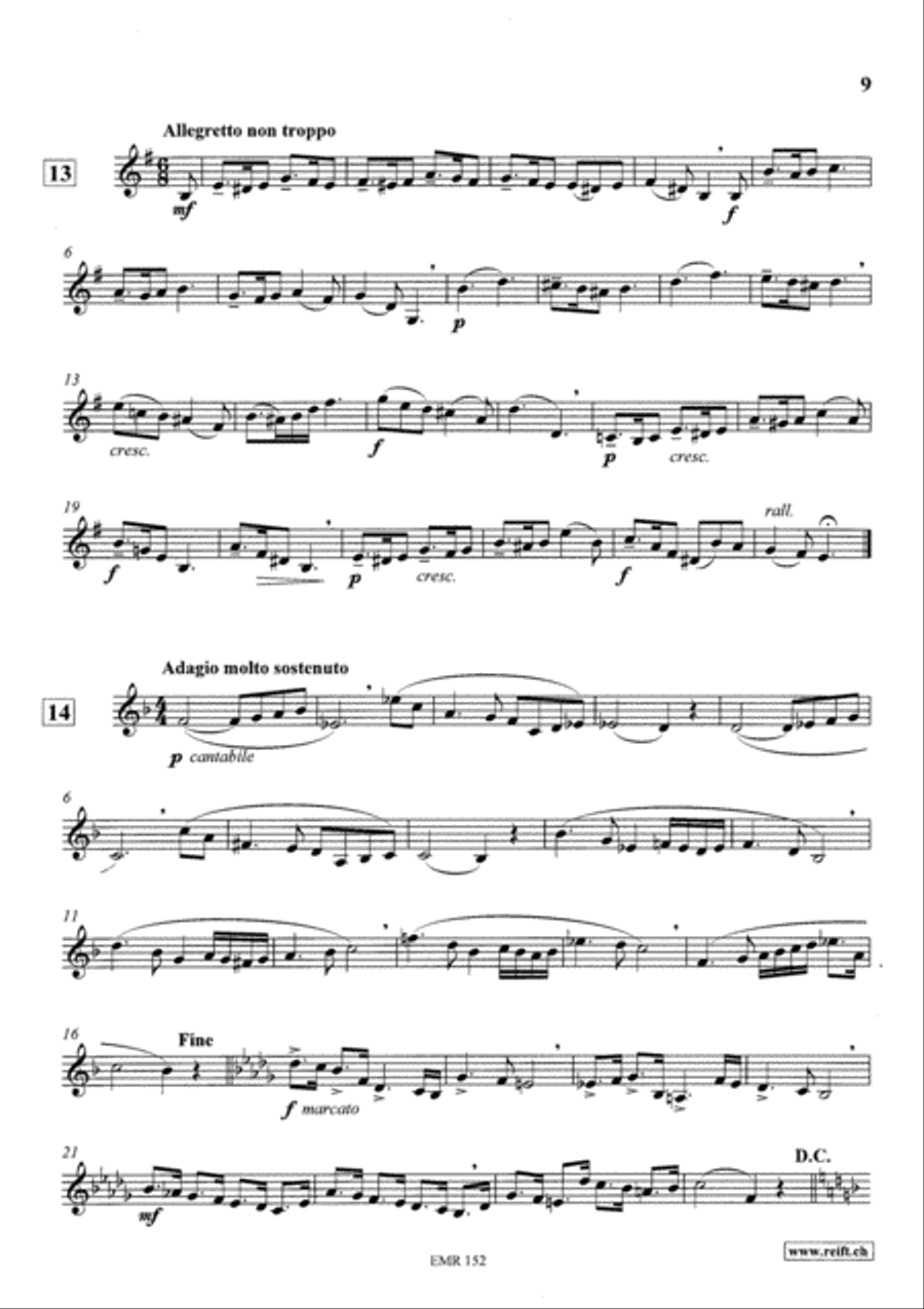 Technical & Melodic Studies Vol. 4 Trumpet scores gallery preview page 9