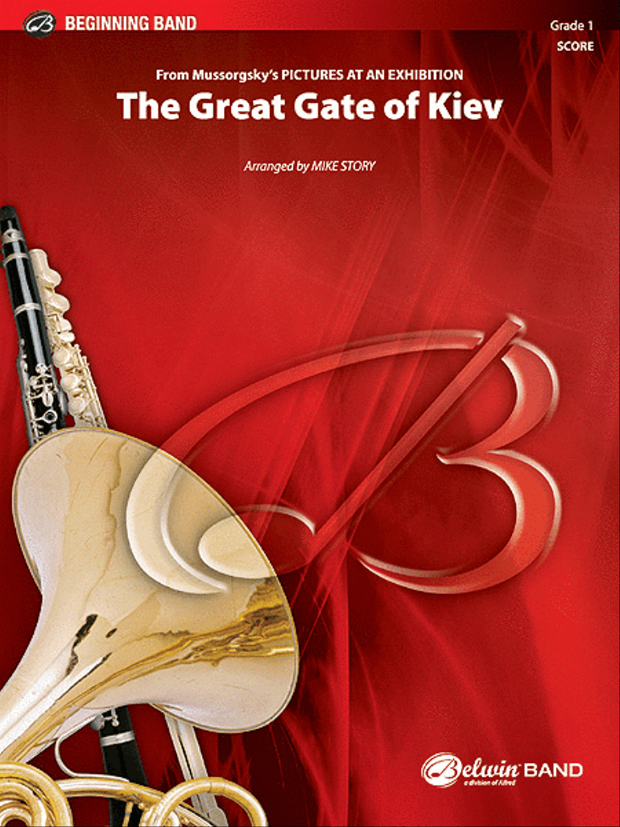 The Great Gate of Kiev Concert Band scores gallery preview page 1