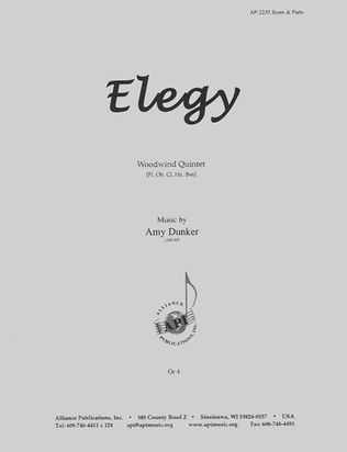 Elegy For Woodwind Quintet