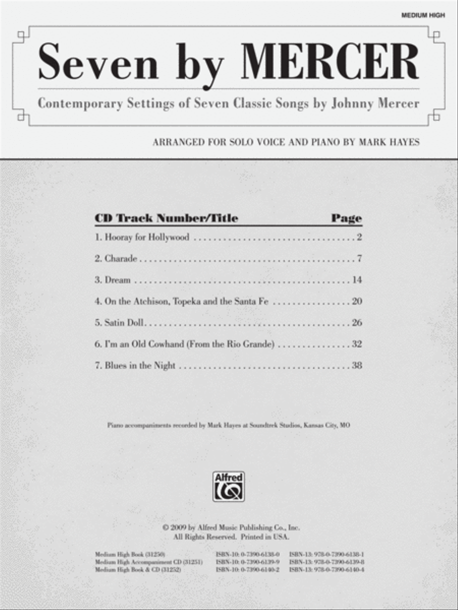 Seven by Mercer Voice scores gallery preview page 2