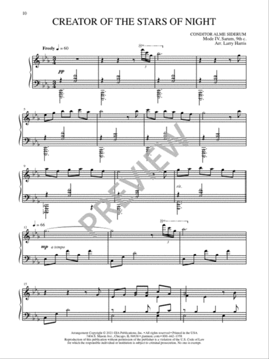 Six Advent Christmas Carols Christmas scores gallery preview page 12