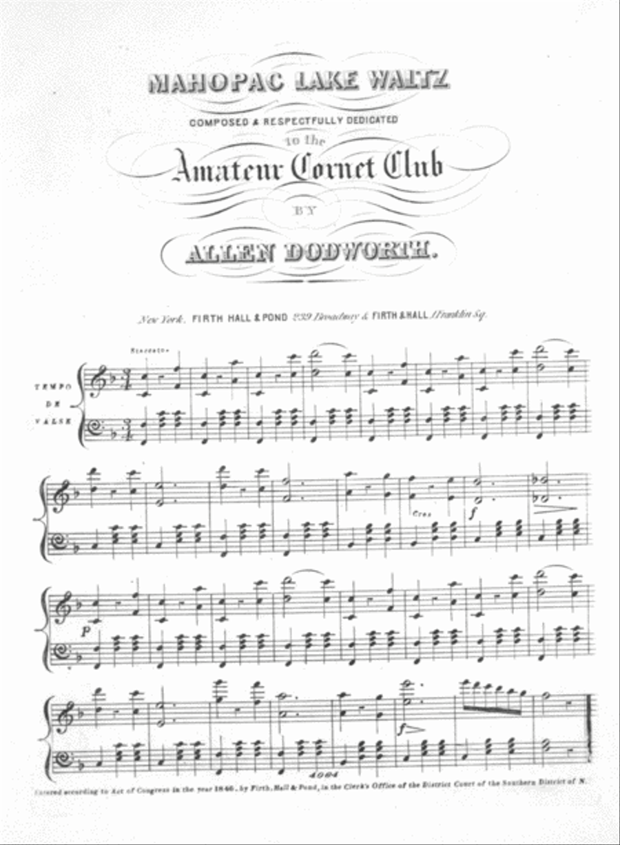 Mahopac Lake Waltz Piano Solo scores gallery preview page 2