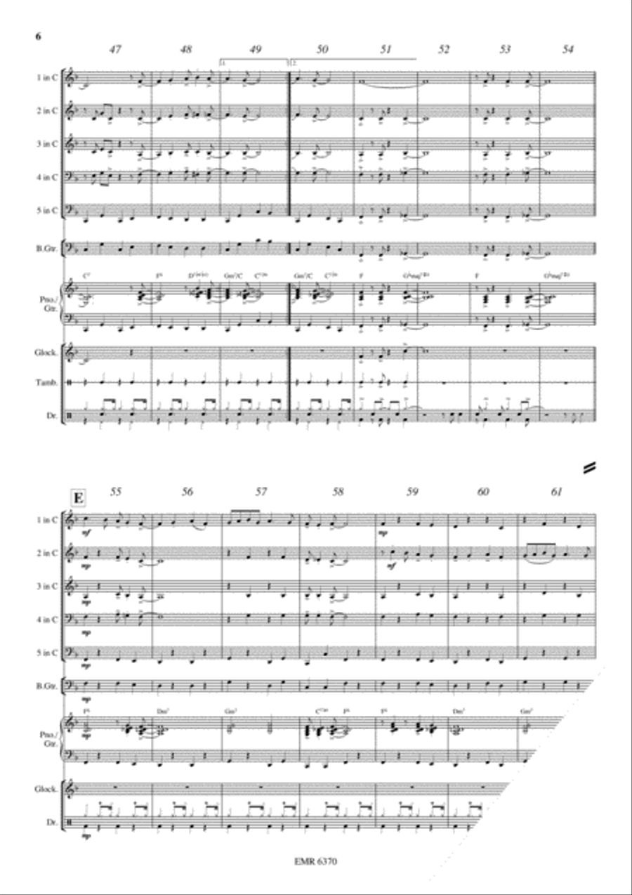 Christmas Glory Brass Band scores gallery preview page 7