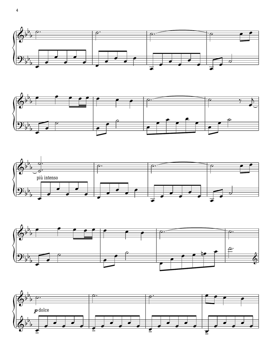 Primavera Primavera Piano Solo scores gallery preview page 4