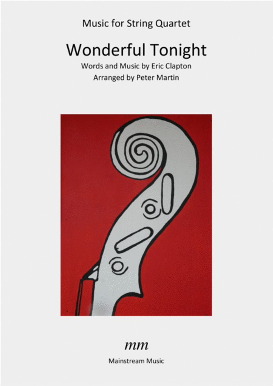 Wonderful Tonight String Quartet scores gallery preview page 1
