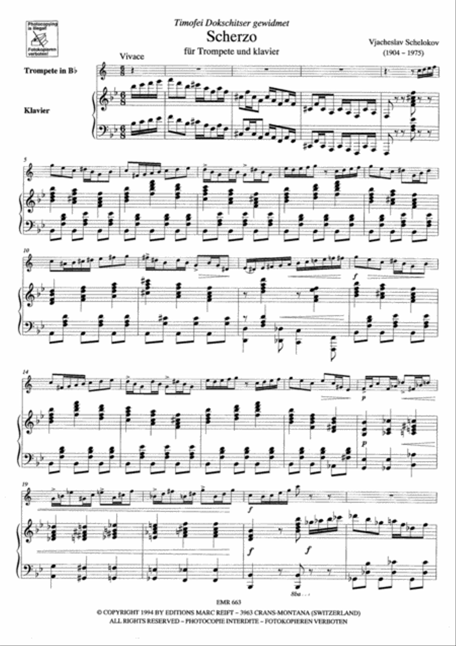 Scherzo Cornet scores gallery preview page 4