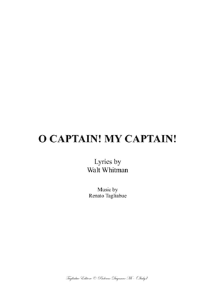 O Captain! My Captain! - For Bass (Solo, or all Basses), SATB Choir, Oboe and String Quartet