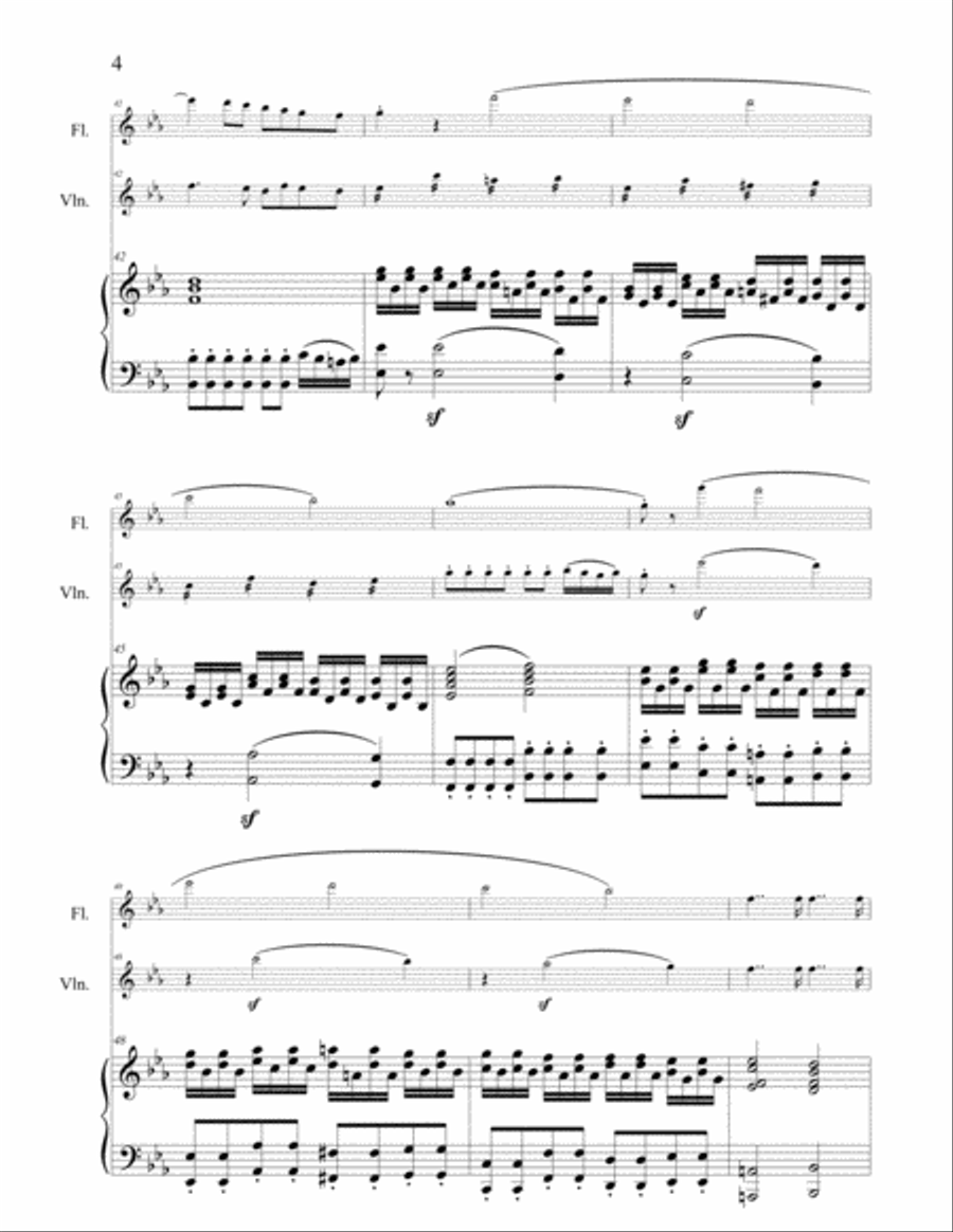 Mozart The Magic Flute Suite Small Ensemble scores gallery preview page 6
