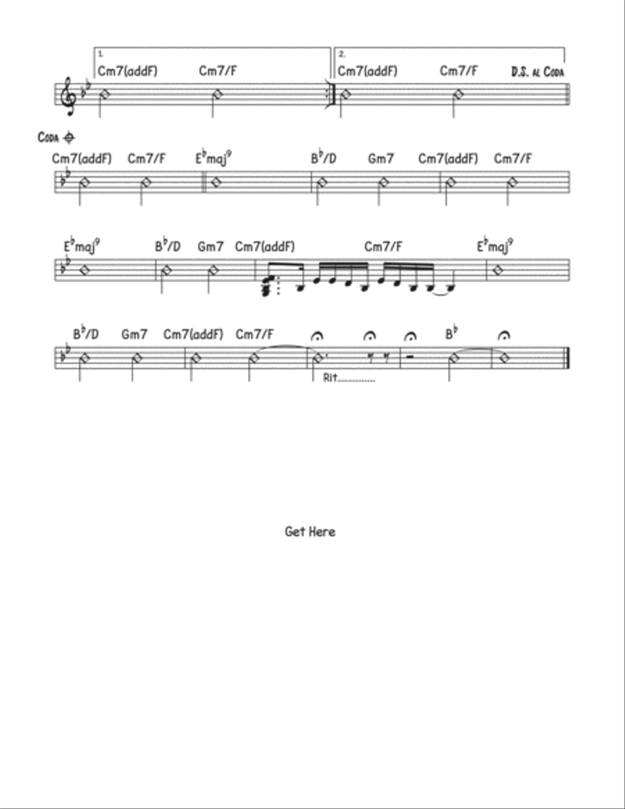 Get Here Get Here Piano, Vocal, Guitar scores gallery preview page 2